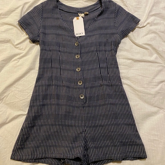 Blue Roxy Romper 💙 - Picture 1 of 5